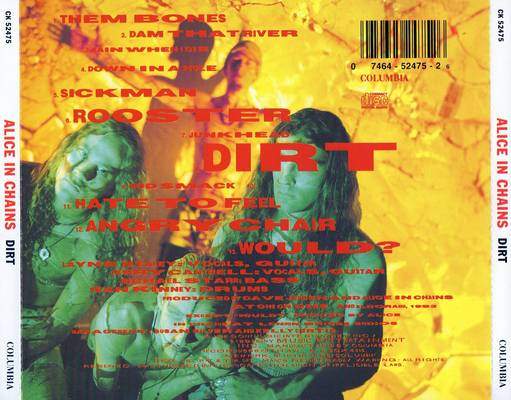 alice in chains dirt album songs