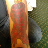 Candles Red I have a Pair.... Darin Lamb Tattoo