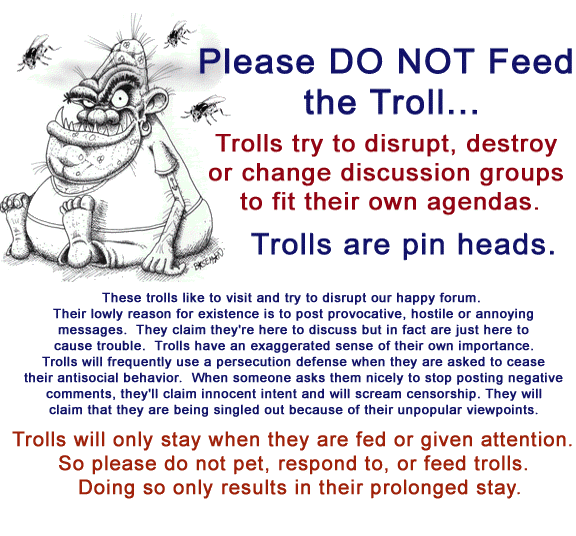 Don't Feed the trolls